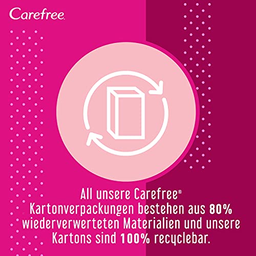 Carefree Salvaslips Plus Long con ligero aroma, extralargos, muy absorbentes y protección adicional, para una sensación de frescor de larga duración. Talla: L/XL (5 paquetes de 40 unidades)