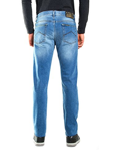 Carrera Jeans - Jeans 710 para Hombre, Estilo Recto, Estilo Denim, Tejido Extensible, Ajuste Regular, Cintura Normal