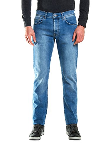 Carrera Jeans - Jeans 710 para Hombre, Estilo Recto, Estilo Denim, Tejido Extensible, Ajuste Regular, Cintura Normal