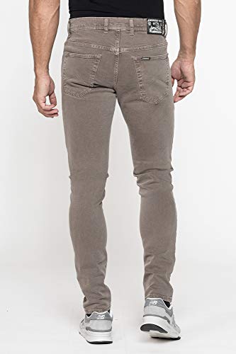 Carrera Jeans - Pantalones para Hombre, Color Liso, Tejido Extensible (ES 46)