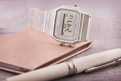 Casio Reloj Digital para Mujer de Cuarzo con Correa en Resina F-91WS-7EF