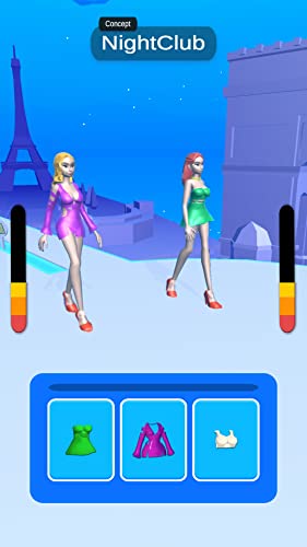 Catwalk girl beauty body fashion race for battle run to dressup & win show this makeover games 2021.Enoy catwalk hair race with body runner bounce project challenge to collect cash on bridge 3d game