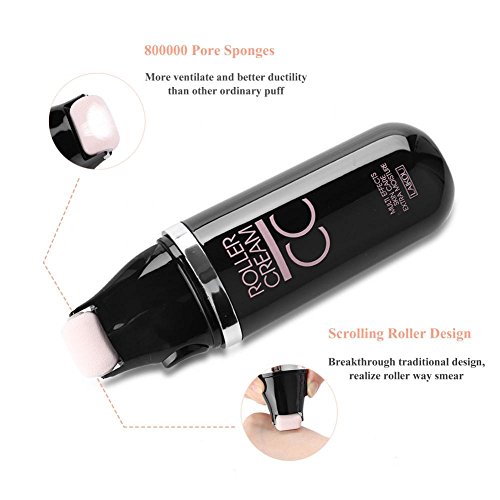 CC Cream, Scrolling Roller Air Cushion BB Cream Corrector impermeable Cosméticos de maquillaje para la cara(1#)