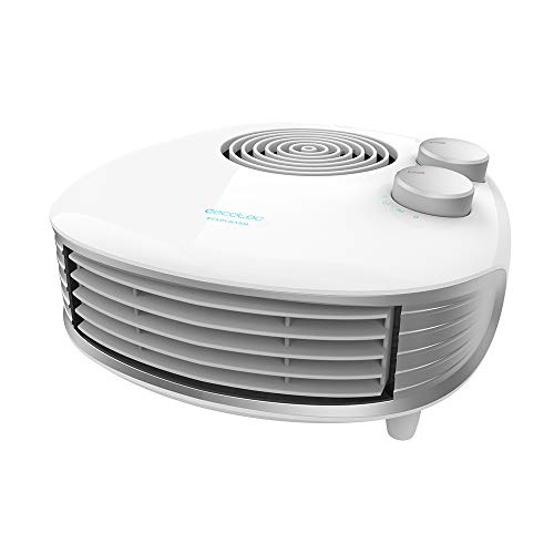 Cecotec Calefactor Eléctrico de Baño Bajo Consumo Ready Warm 9800 Force horizon. de 2000 W, Termostato Regulable, 2 niveles, 3 Modos funcionamiento, Silencioso, Sistema de Seguridad, 15m2