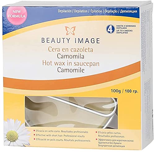 Cera Depilatoria Caliente en Cazoleta Camomila - Beauty Image