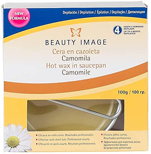 Cera Depilatoria Caliente en Cazoleta Camomila - Beauty Image