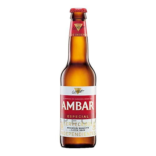 Cerveza Ambar Especial 24 botellines x 25 cl cubo