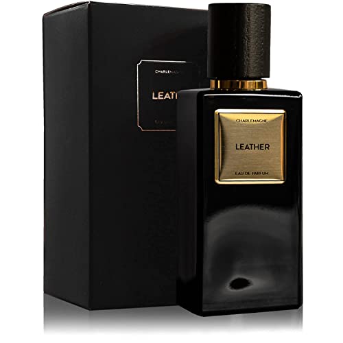 Charlemagne Eau de Parfum Leather - Fragancia noble para hombre - Eau de Parfum Hombre 50ml Perfume para hombre - Fragancia de larga duración/Perfume de cuero para hombre - Para el hombre moderno