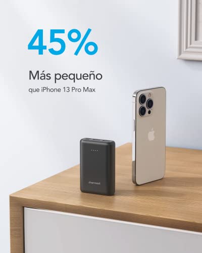 Charmast Mini Power Bank 10400mAh Cargador Portátil Batería Externa Carga Rápida[18W PD/USB Type-C] Batería Portátil QC4.0 con 2 Entradas&3 Salidas Compatible con Smartphones, Tablets y Más