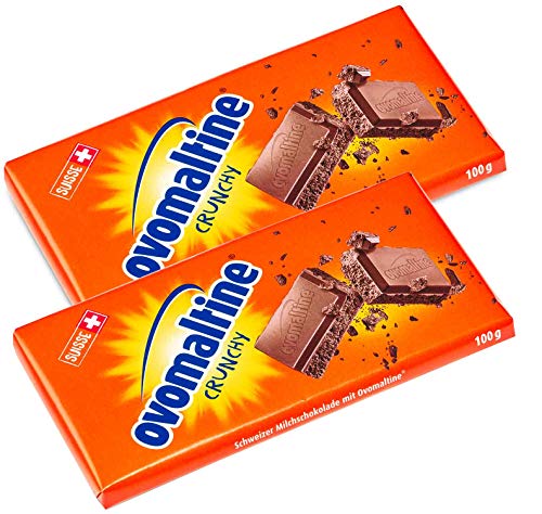 Chocolate crujiente Ovomaltine, paquete de 3 (3x100 g)