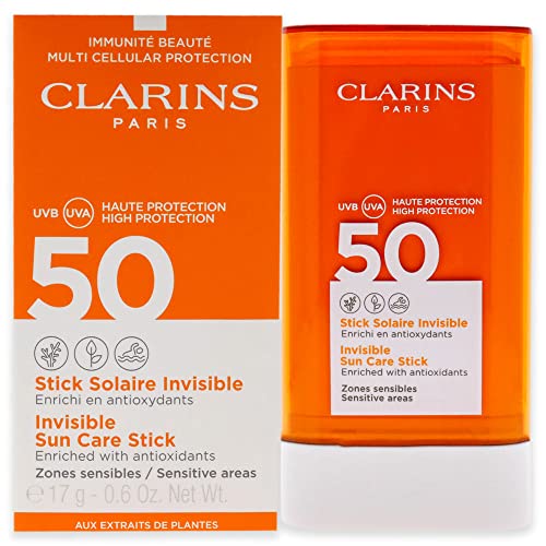 Clarins Sol Stick SPF50 17GR Unisex Adulto, Negro, Estándar