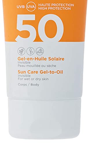 Clarins Sun Care Gel-TO-Oil SPF50 150ML Unisex Adulto, Negro, Estándar