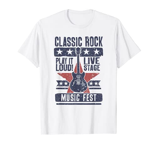 Classic Rock Music Fest Play It Loud! Camiseta