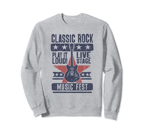 Classic Rock Music Fest Play It Loud! Sudadera