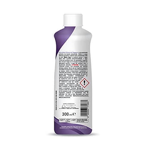 COCCOLATEVI Ambientador Glicine de Japón, 6 paquetes de 300 ml, Essenza para usar como perfume para la colada, ambientador doméstico o limpiador de suelo