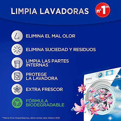 Colon Limpialavadoras - Limpia la lavadora y elimina malos olores