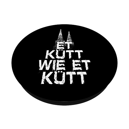 Colonia Et Kütt Wie Et Kütt Alemania Catedral Kölsch Köln PopSockets PopGrip Intercambiable