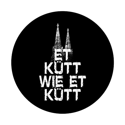 Colonia Et Kütt Wie Et Kütt Alemania Catedral Kölsch Köln PopSockets PopGrip Intercambiable