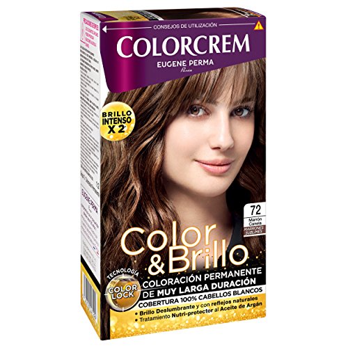 Colorcrem Color & Brillo Tinte Capilar Marrones Sublimes Color Marrón Canela - 1 Pack de 3 unidades