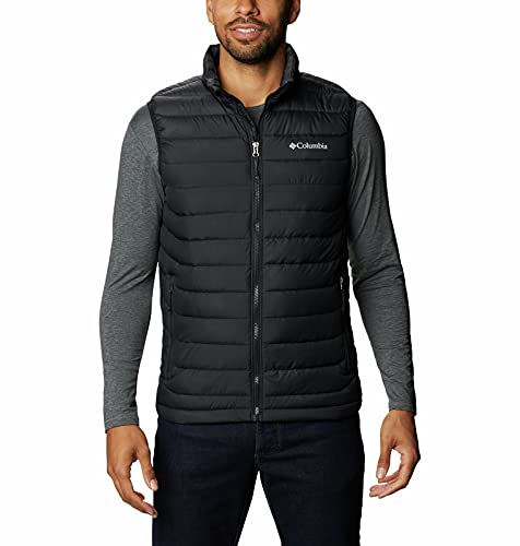 Columbia Powder Lite , Chaleco Hombre, Negro (BLACK), L