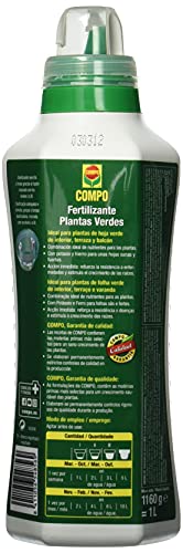 Compo 1444102011 - Fertilizante Planta Verde de 1000 ml