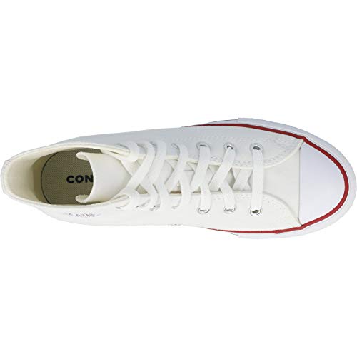 Converse Chuck Taylor All Star EVA Lift, Zapatillas de Gimnasio Unisex niños, White/Garnet/Midnight Navy, 27 EU