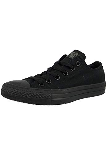 Converse Chuck Taylor All Star Low Black Canvas Trainers-UK 6.5