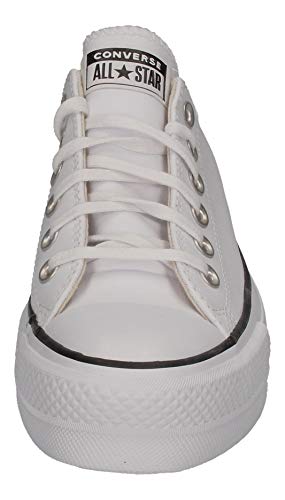 CONVERSE - CTAS Lift Clean OX 561680C - White Black, Tamaño:40 EU