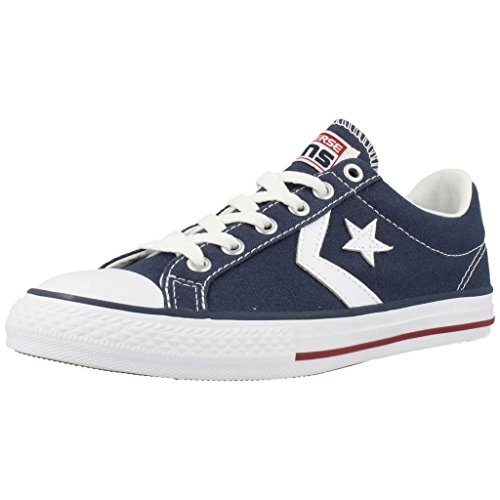 Converse Lifestyle Star Player Ev Ox, Zapatillas Mujer, Azul (Navy/White 410), 37.5 EU