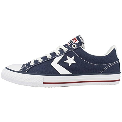 Converse Lifestyle Star Player Ev Ox, Zapatillas Mujer, Azul (Navy/White 410), 37.5 EU