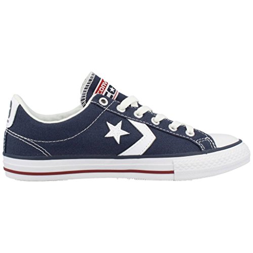 Converse Lifestyle Star Player Ev Ox, Zapatillas Mujer, Azul (Navy/White 410), 37.5 EU