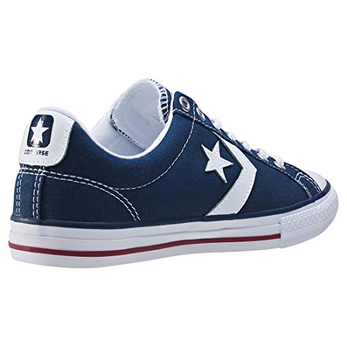 Converse Lifestyle Star Player Ev Ox, Zapatillas Unisex niño, Azul (Navy/White 410), 31 EU