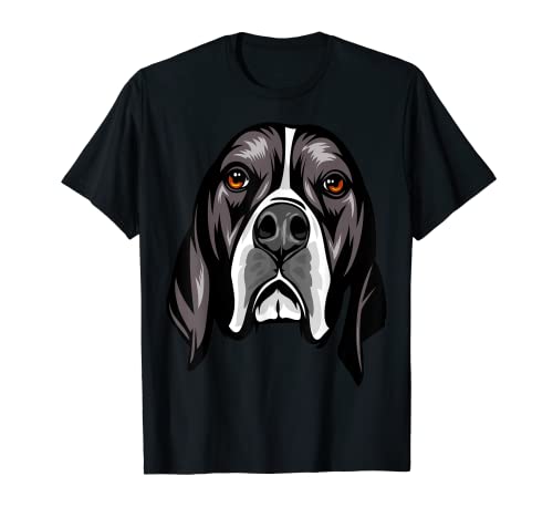 Cool Inglés Pointer Face Camiseta