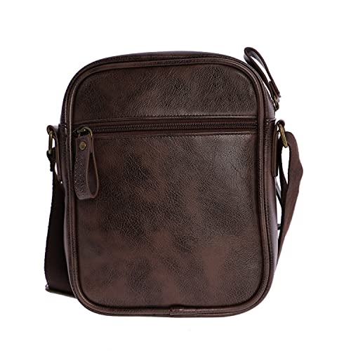 Coronel Tapiocca Mano para Hombre, Bolso Bandolera, Marrón, Talla única, 0LX8865