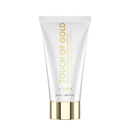 Crema Antiarrugas Vitabay Touch of Gold (50ml) • Crema Antiedad con oro coloidal y seda • Crema facial con oro para piel radiante • Hidratante y nutritiva • Calidad alemana