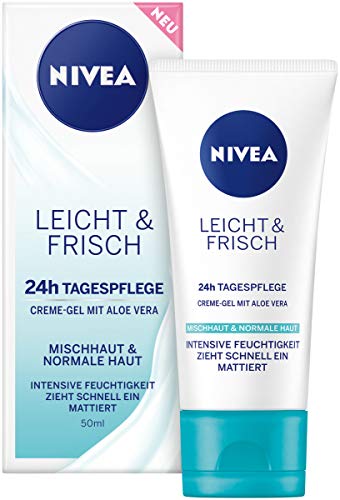 Crema de día Nivea ligera y fresca, para piel mixta, 50 ml, 50 ml