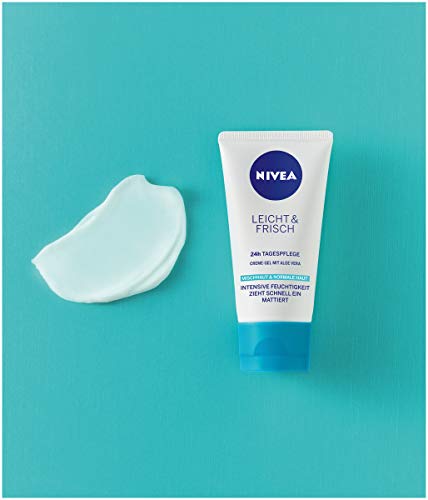 Crema de día Nivea ligera y fresca, para piel mixta, 50 ml, 50 ml