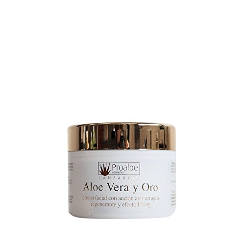 Crema Facial Antiarrugas y Lifting Aloe Vera & Oro 100ml