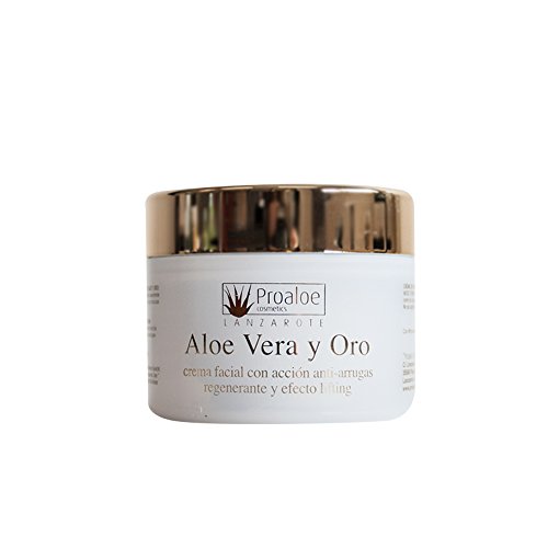 Crema Facial Antiarrugas y Lifting Aloe Vera & Oro 100ml