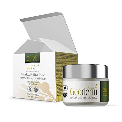 Crema Hidratante Facial Mujer | Crema Antiarrugas Con Rosa de Mosqueta + Vitamina E + Aceite de Oliva| Crema Ecológica Anti-edad y Antimanchas| Reafirma, Nutre y Rejuvenece| GEODERM