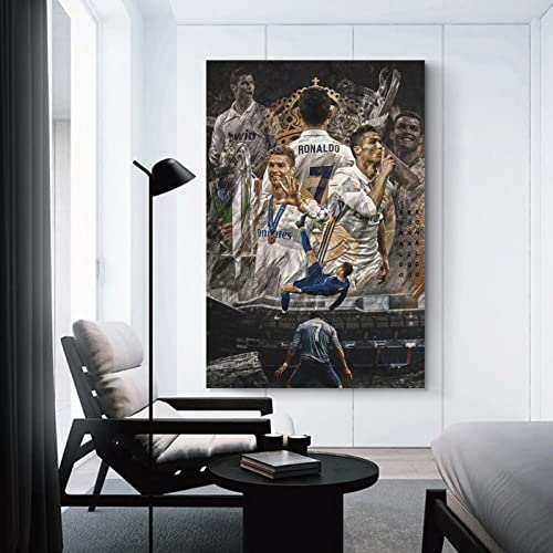 Cristiano Ronaldo Cristiano Ronaldo Cristiano Ronaldo Cristiano Ronaldo Póster decorativo de la pared de la sala de estar, carteles de dormitorio 20 x 30 cm