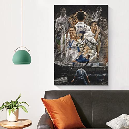 Cristiano Ronaldo Cristiano Ronaldo Cristiano Ronaldo Cristiano Ronaldo Póster decorativo de la pared de la sala de estar, carteles de dormitorio 20 x 30 cm