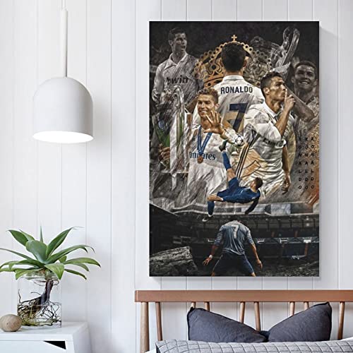 Cristiano Ronaldo Cristiano Ronaldo Cristiano Ronaldo Cristiano Ronaldo Póster decorativo de la pared de la sala de estar, carteles de dormitorio 20 x 30 cm