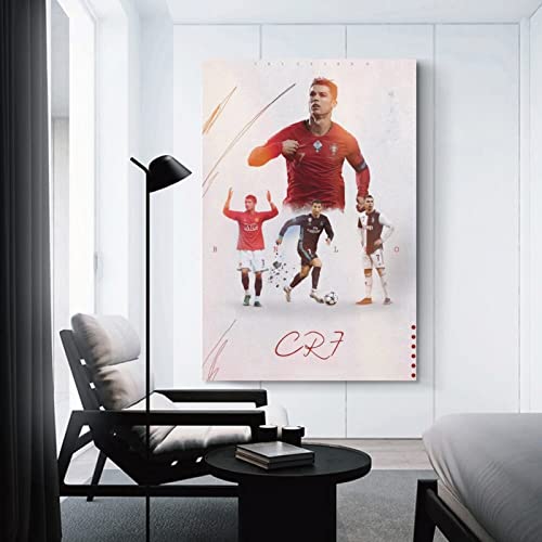 Cristiano Ronaldo Cristiano Ronaldo Cristiano Ronaldo Póster de lienzo para decoración de la habitación, fotos para dormitorio