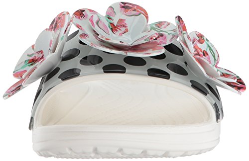 Crocs Women's Sloane Timeless Clash Roses Slide Sandal