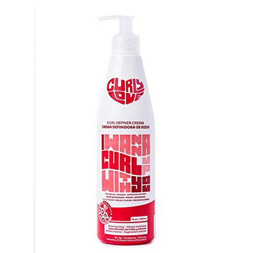 Curly Love Curl Definer Cream, Único, 450 Mililitro