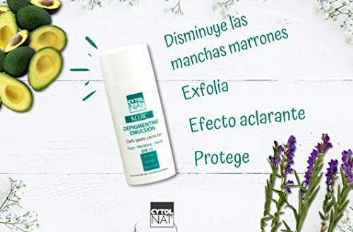 CYTOLNAT® Kojic 30 ml – Emulsión Despigmentante 30 ml – Cuidado de manchas marrones - Cara, escote, manos - SPF 15.