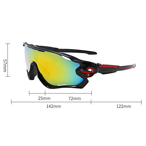 DAPAIZI Gafas De Sol Polarizadas, Gafas Protectoras Irrompibles Con UV 400, Gafas Protectoras Deportivas Para Mujeres Y Hombres En El Ciclismo, Pesca, Golf. (YJ-3)