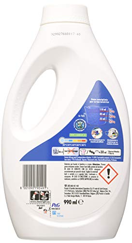 Dash Detergente líquido para lavadora para niños, 72 lavados (4 x 18), dermatológicamente probado para pieles sensibles, tamaño grande, limpieza profunda, para todas las prendas