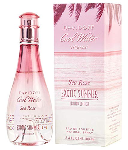 Davidoff Cool Water Sea Rose Exotic Summer Spray para Mujeres - 100 ml